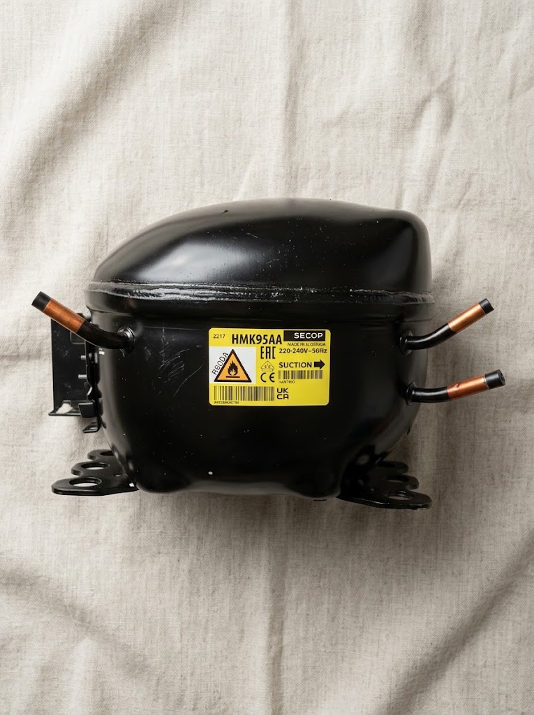 Компрессор холодильника Secop HMK95AA R-600 167w/-23.3°C в упаковке