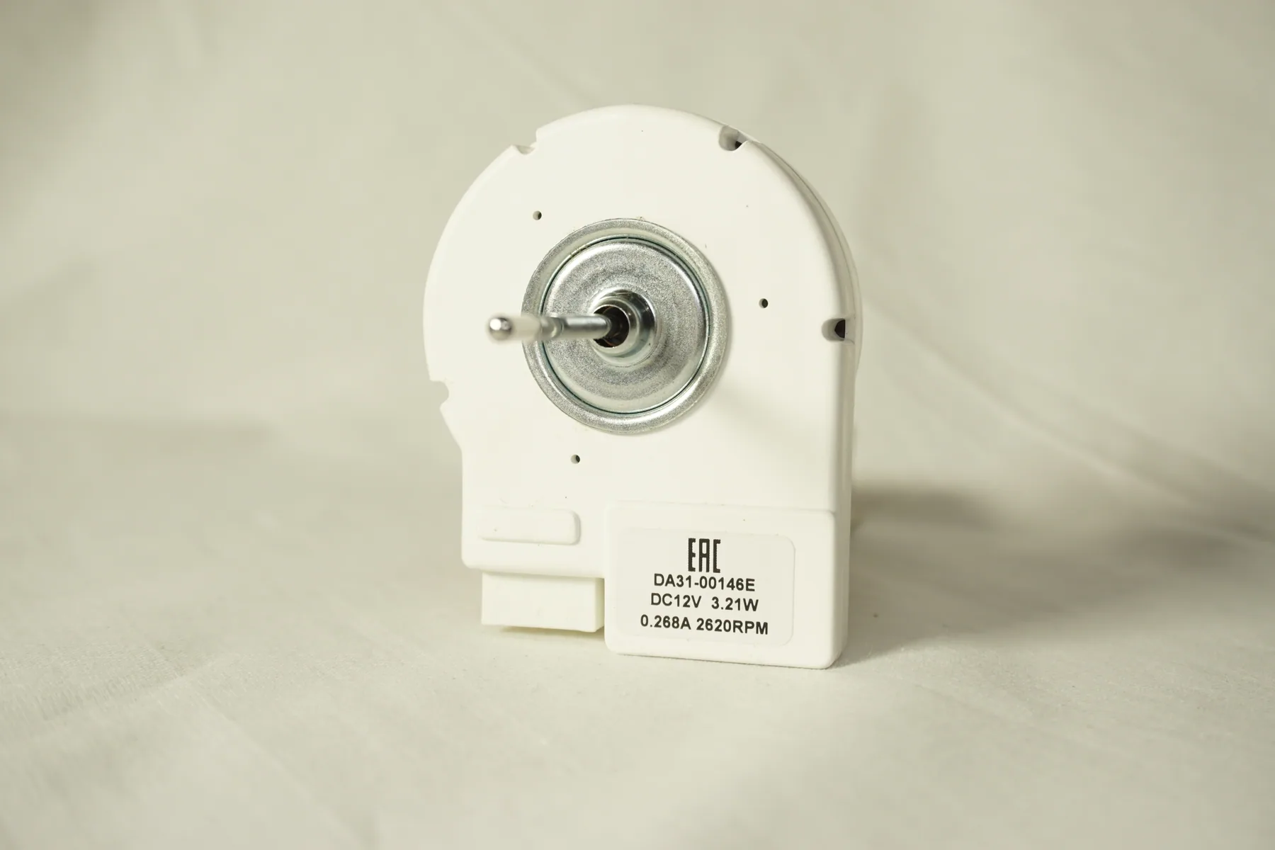 Вентилятор (мотор) Samsung DA31-00146E 12V, 3.21W, 2620rpm MTF721RF (шток Ø-3,15мм, L-42мм)